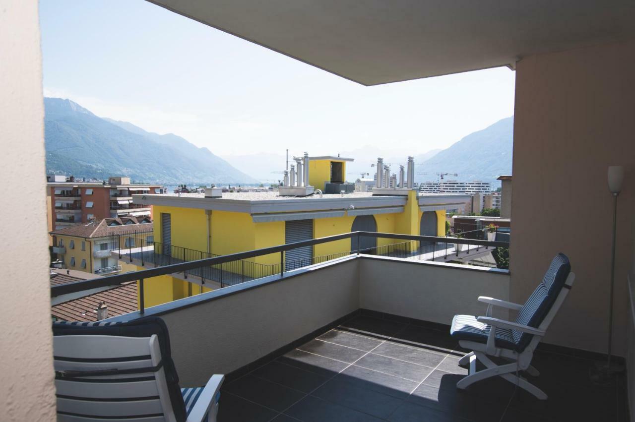 Schoene Ferienwohnung Mit Panoramablick 로카르노 외부 사진