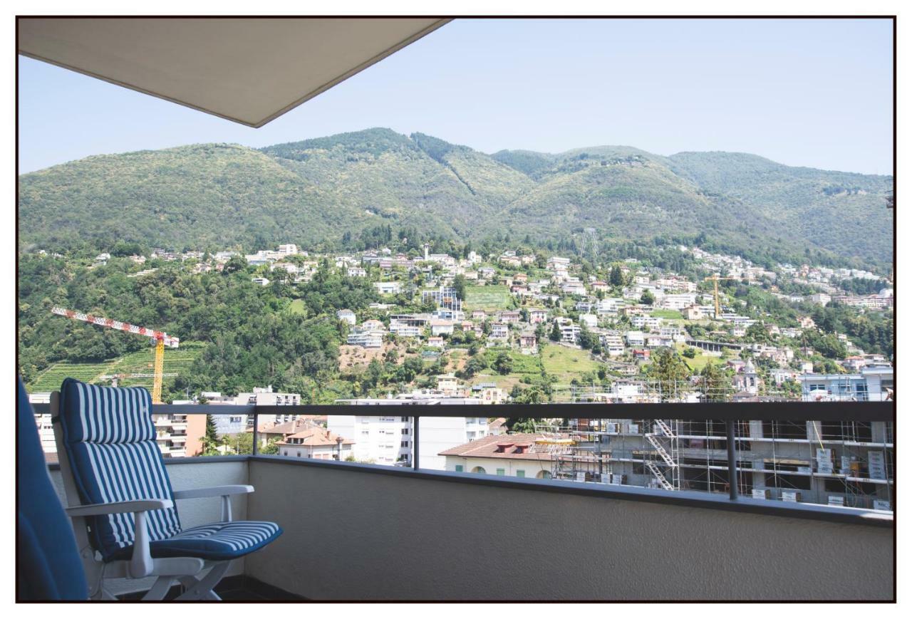 Schoene Ferienwohnung Mit Panoramablick 로카르노 외부 사진